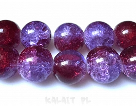 Sznur crackle kule 1,2cm 37szt.-KS270A