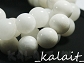 Opal Mleczny - kule 1,2cm - 2szt. - K305