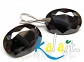 Oval Briolet - 18mm - black - ZIR13