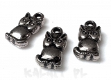 Charms zawieszka sowa 4szt. -E0179