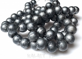 Sznur spectra kule 1,2cm 65szt. grafitowe - KS644a