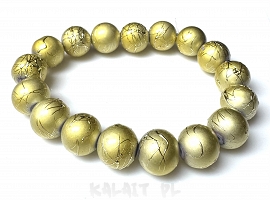 SPECTRA krótki sznur złote - 1,2 cm - KS720