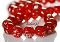 45cm Crackle de lux kule czerwone 1,2cm -KS561a-H