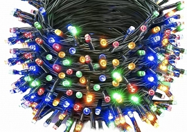! LAMPKI CHOINKOWE 500 LED kolor mix - WYBÓR KOLORÓW 