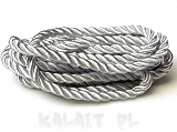 Sznurek 5mm jubilerski skręcony srebrny 2m -SZ58