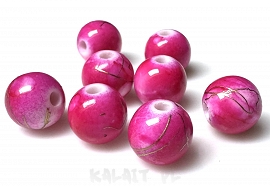 Koraliki akrylowe  1cm 8szt.-KS174