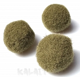 Filcowe pompony khaki 2cm 5szt. - POM9
