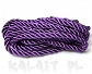 Sznurek 5mm jubilerski skręcony fioletowy 2m-SZ63