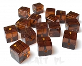 Sznur kostki szklane 0,8cm 40szt KS662A-H