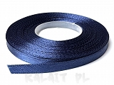 Wstążka satynowa Louxion  0,6cm granatowa 4m - WL03