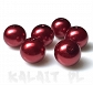 Perły szklane 1,2cm 6 sztuk -TPP41
