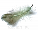 Piórka ozdobne do biżuterii 10szt.- Seledynowe